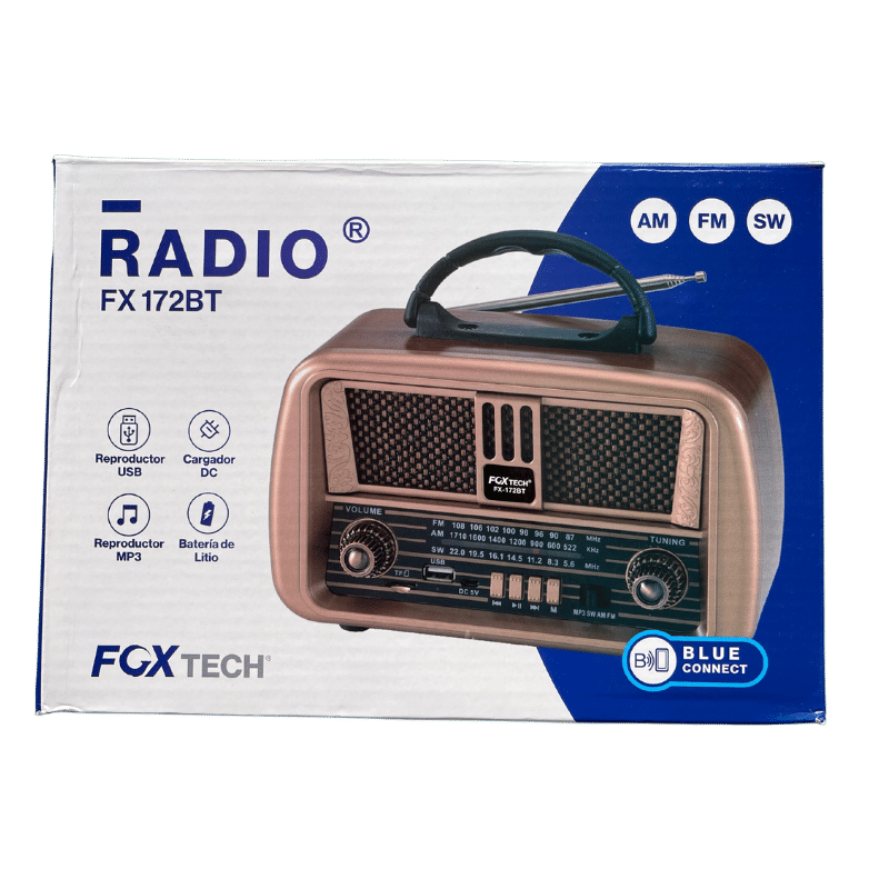 Radio tipo antiguo fox tech