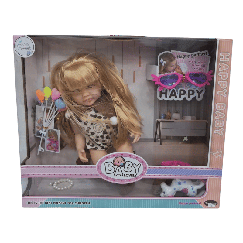 Muñeca bebe con accesorios