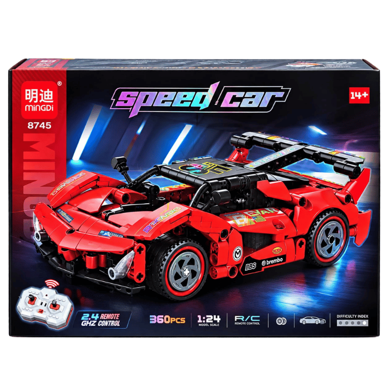 Lego carro rojo 360 piezas