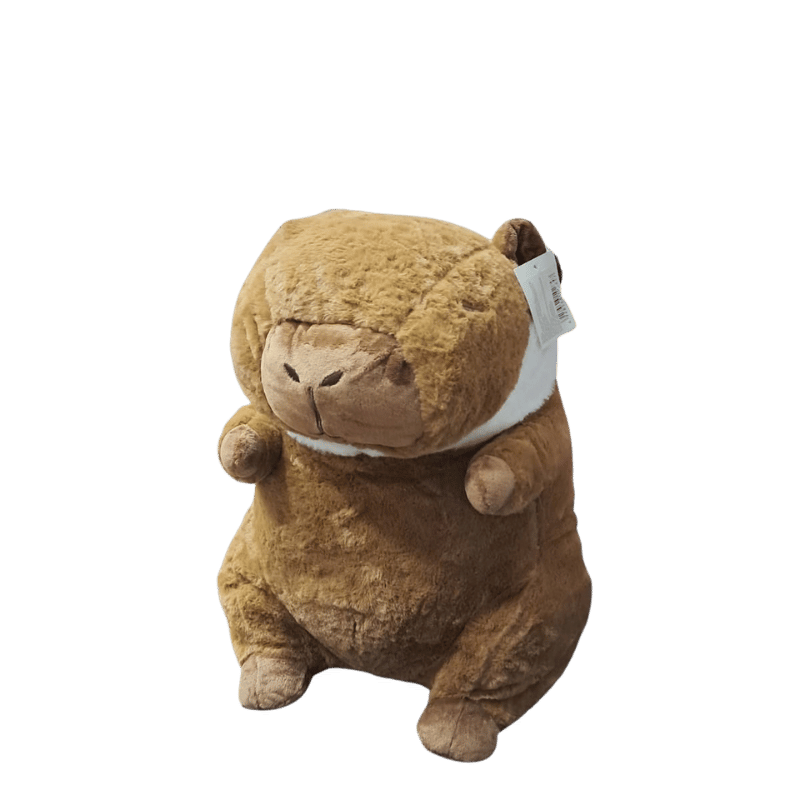 Peluche capibara con cobija